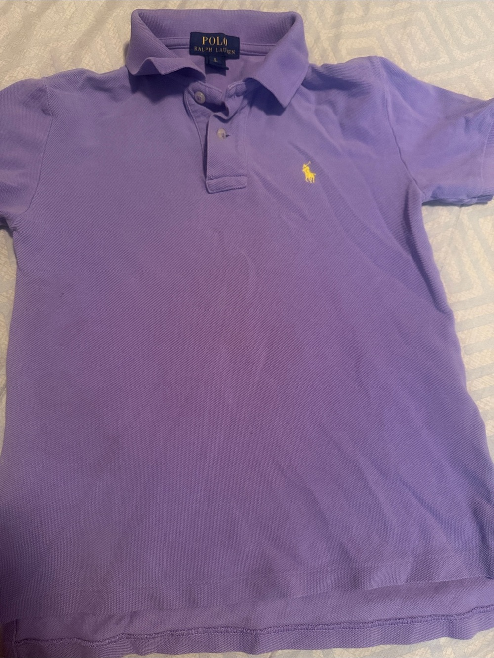 Polo Ralph Lauren boys size (S) 8 Purple Polo Shirt